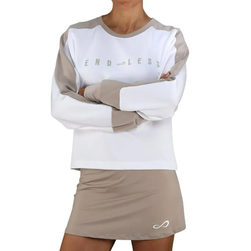 Endless Halo White Delave Sweatshirt