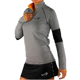 Endless Kirsch Sweatshirt Gray Orange
