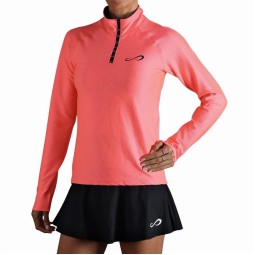 Endless Kirsch Iconic Coral Shiny Sweatshirt