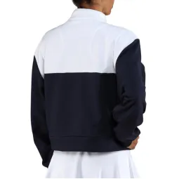 Sudadera Endless Vibe Blanco Azul Marino