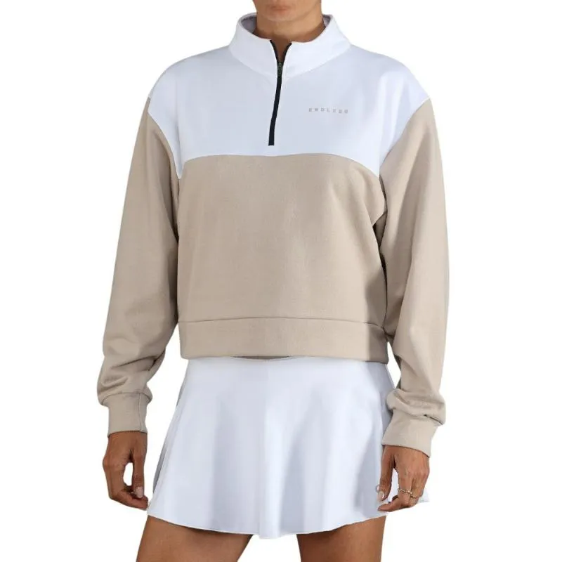 Endless Vibe White Delave Sweatshirt