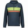 Head Topspin Navy Blue Sweatshirt Lime