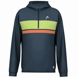 Head Topspin Navy Blue Sweatshirt Lime