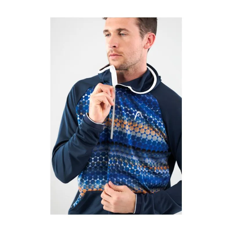 Head TopSpin Dark Blue Print Sweatshirt
