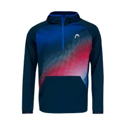 Head Topspin Dark Blue Sweatshirt Print Vision