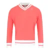 Sudadera Head V-Neck Coral