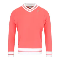 Sudadera Head V-Neck Coral