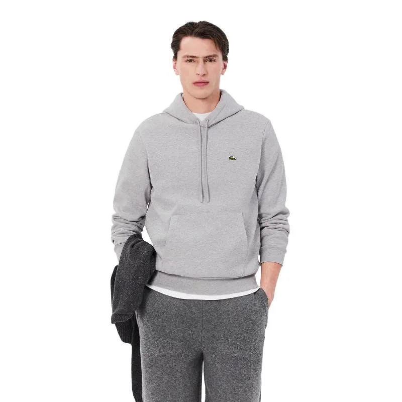 Lacoste Gray Cotton Sweatshirt Vigore
