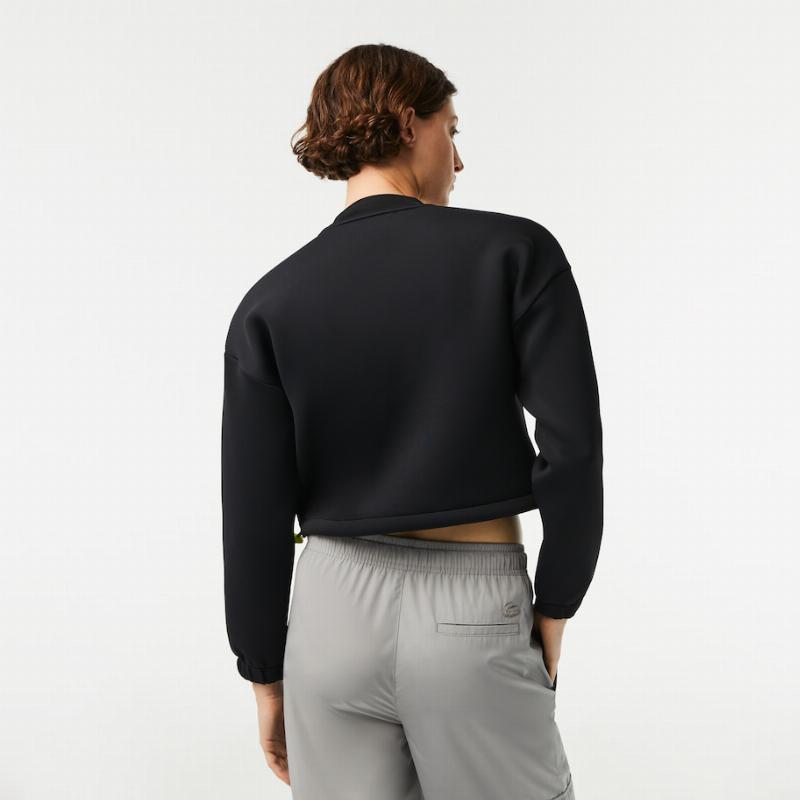 Sudadera Lacoste Sport Ajustable Negro Mujer - Barata Oferta Outlet