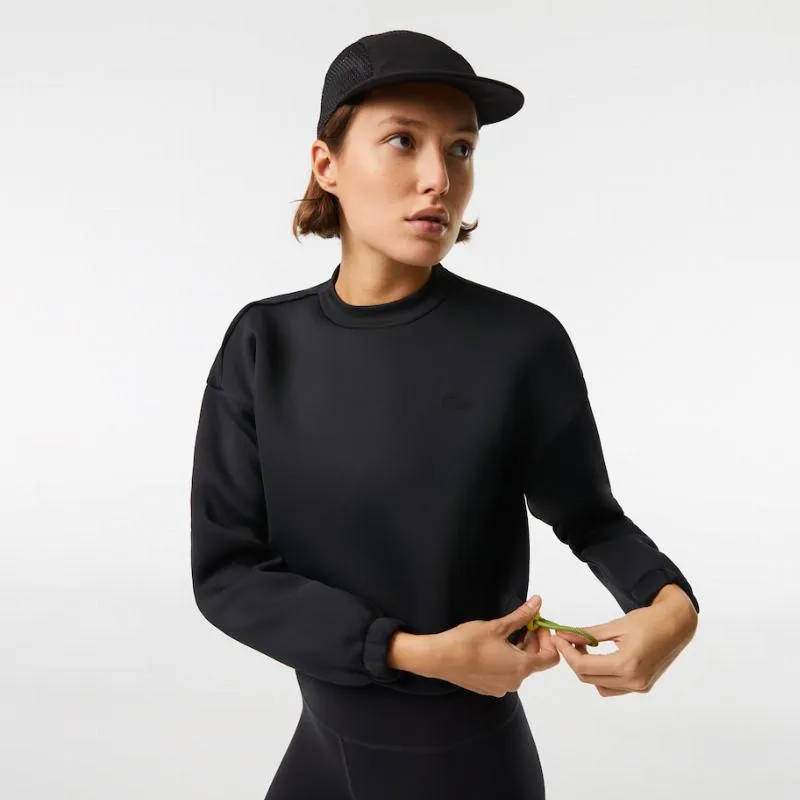 Felpa Lacoste Sport Regolabile Nero Donna
