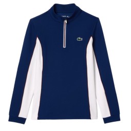 Lacoste Ultra Dry Navy Blue White Women''s Sweatshirt