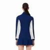 Lacoste Ultra Dry Navy Blue White Women''''s Sweatshirt