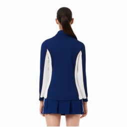 Lacoste Ultra Dry Navy Blue White Women''s Sweatshirt