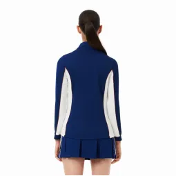 Lacoste Ultra Dry Navy Blue White Women''''s Sweatshirt