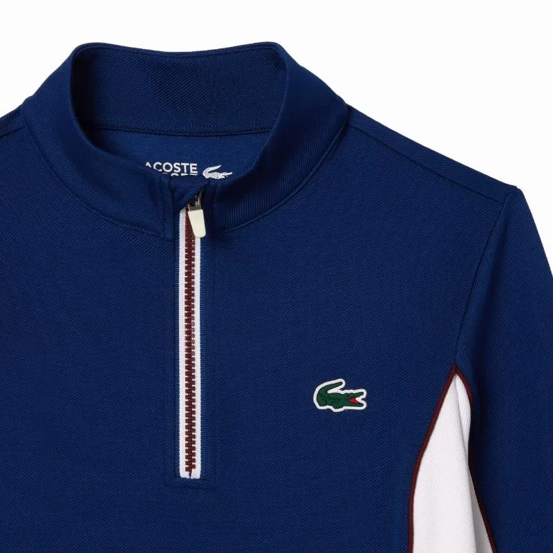 Lacoste Ultra Dry Navy Blue White Women''''s Sweatshirt