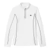 Lacoste Ultra Dry White Green Women's Sweatshirt