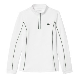 Lacoste Ultra Dry White Green Women''s Sweatshirt