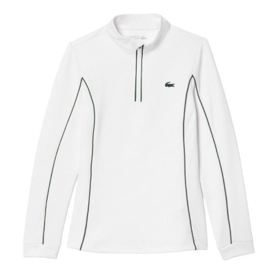 Lacoste Ultra Dry White Green Women''s Sweatshirt