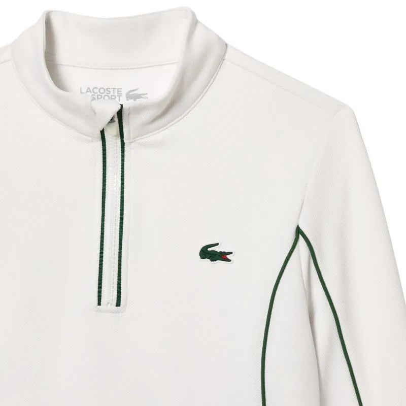 Lacoste Ultra Dry White Green Women's Sweatshirt
