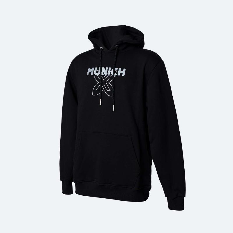 Sudadera Munich Atomik Hoodie Negro - Barata Oferta Outlet