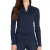 Wilson Baseline Half Zip Navy Blue Women''s Sweatshirt