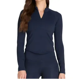 Wilson Baseline Half Zip Navy Blue Women''s Sweatshirt