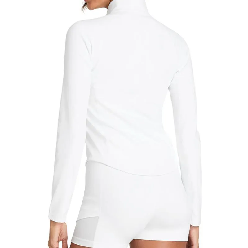 Sudadera Wilson Baseline Half Zip Blanco Mujer