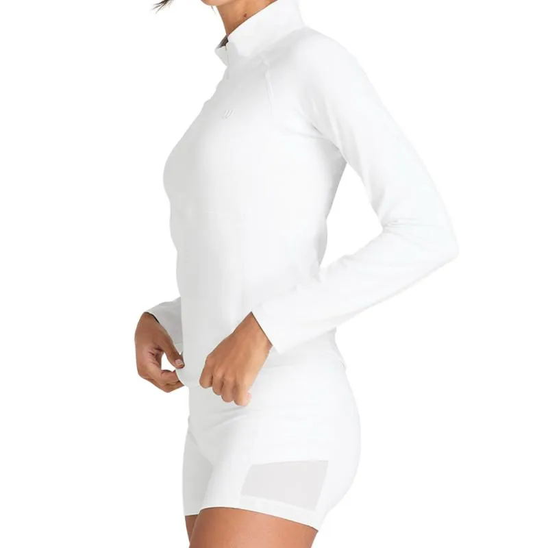 Sudadera Wilson Demi-Fermeture Blanco Mujer