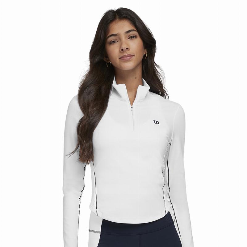 Wilson Brentwood White Women''s Sweatshirt