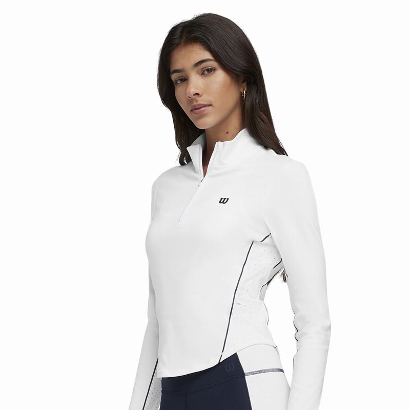 Wilson Brentwood White Women''s Sweatshirt