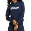 Wilson Team Crew Navy Blue Women''''s Sweatshirt