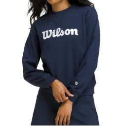 Wilson Team Crew Navy Blue Women''''s Sweatshirt
