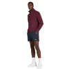 Wilson Tennis Club Half Zip Sweatshirt Royal Garnet