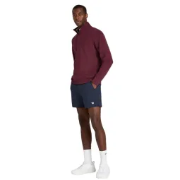 Wilson Tennis Club Half Zip Sweatshirt Royal Garnet