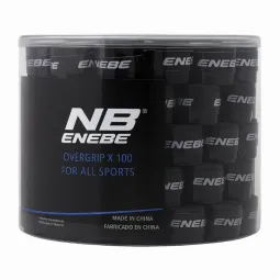 Enebe Plain Black Drum 100 Overgrips