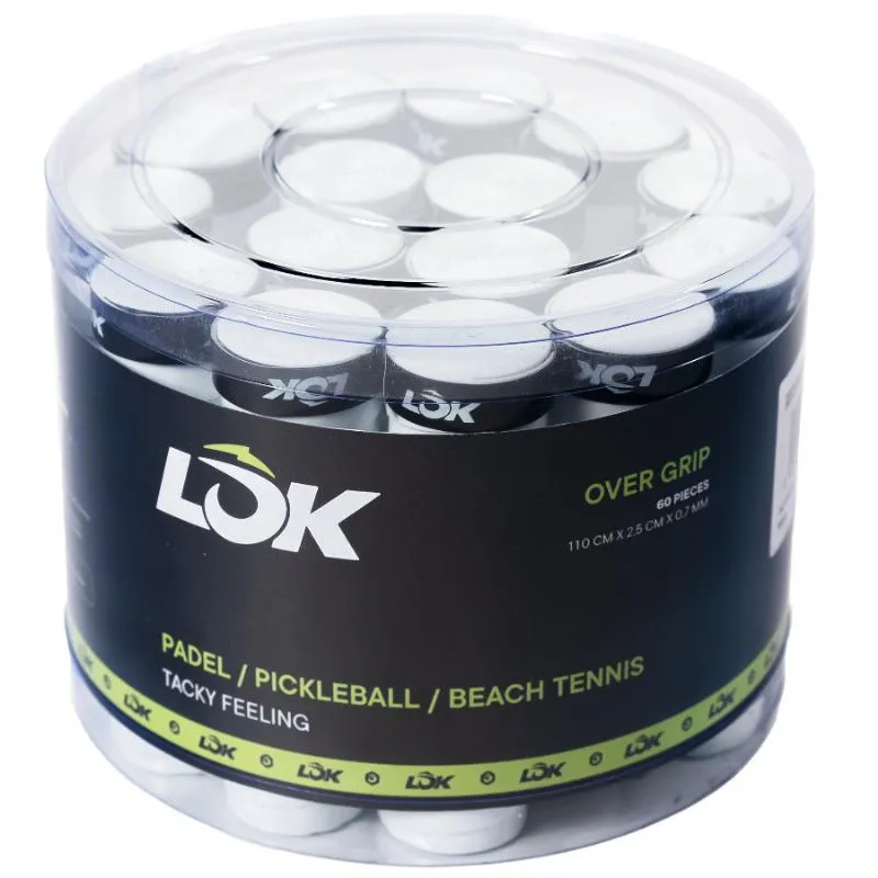 Tambor Lok Tacky Feeling Blanco 60 Overgrips