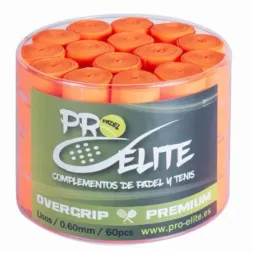 Tambor Pro Elite Premium Liso Naranja 60 Overgrips