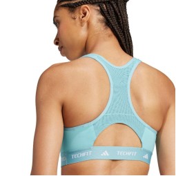 Top Adidas Techfit Azul Menta