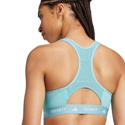 Top Adidas Techfit Azul Menta