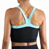 Top Endless Crop Negro Aqua