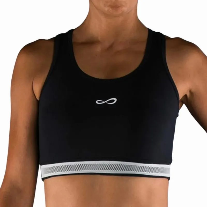 Top Endless Ribbon Negro