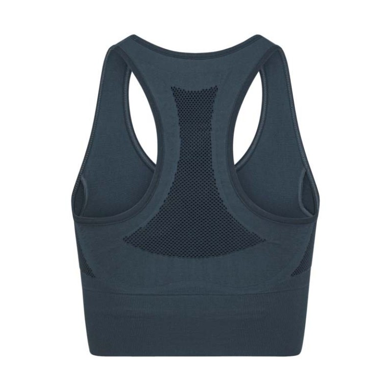 Top Head Flex Seamless Bra Azul Marino - Barata Oferta Outlet