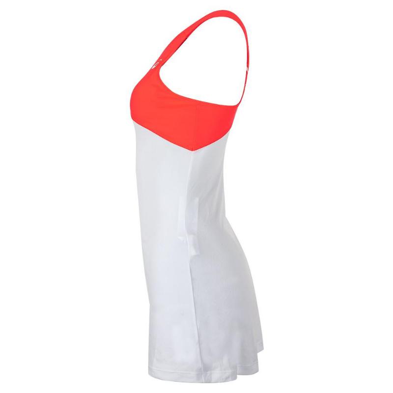 Vestido Asics Club Blanco Diva Pink - Barata Oferta Outlet