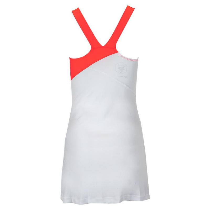 Vestido Asics Club Blanco Diva Pink - Barata Oferta Outlet