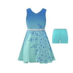 Badu Colortwist 2 In 1 Aqua Blue Bidi Dress