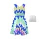 Badu Good Vibes 2 In 1 Bidi Dress White Mix