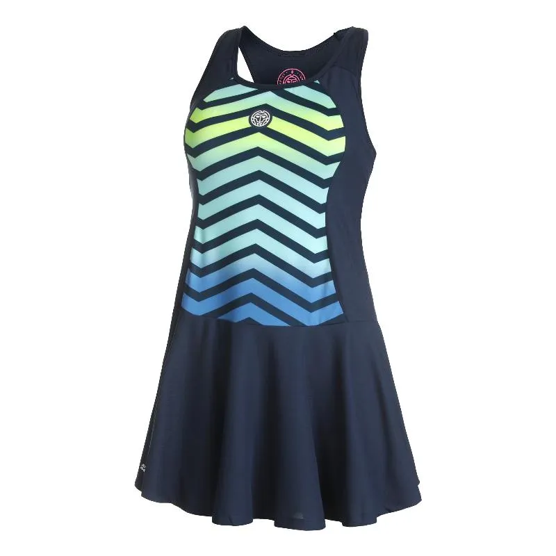 Bidi Badu Grafic Illumination Dark Blue Mix Dress
