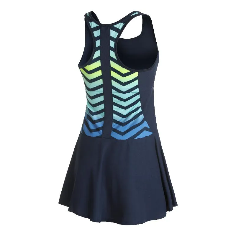 Bidi Badu Grafic Illumination Dark Blue Mix Dress