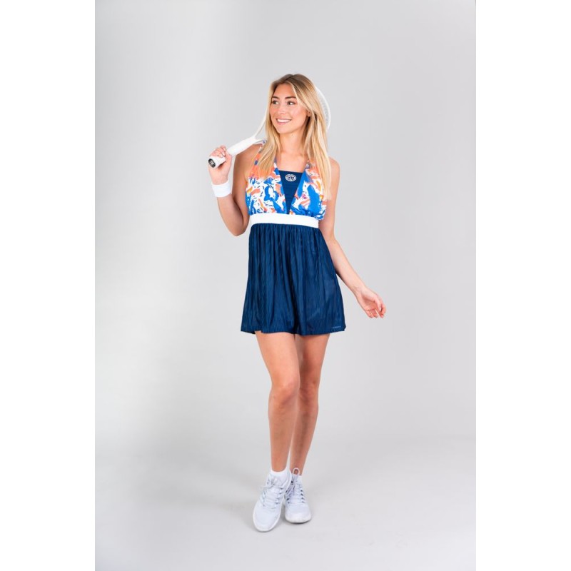 Vestido Bidi Badu Kaja Azul Oscuro Rojo Neon - Barata Oferta Outlet