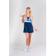 Vestido Bidi Badu Kaja Azul Oscuro Rojo Neon - Barata Oferta Outlet